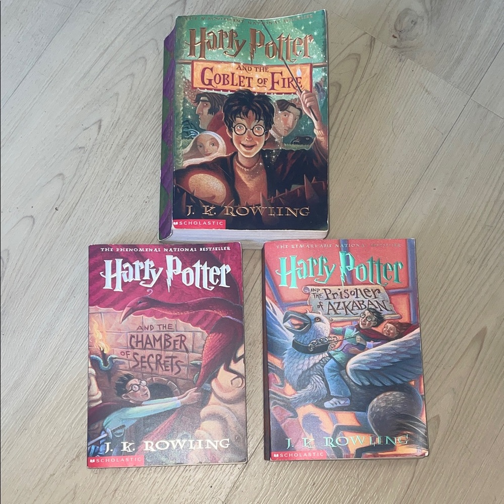 🧙‍♂️ Vintage Harry Potter Paperback Book Set | Scholastic | 1999 Era